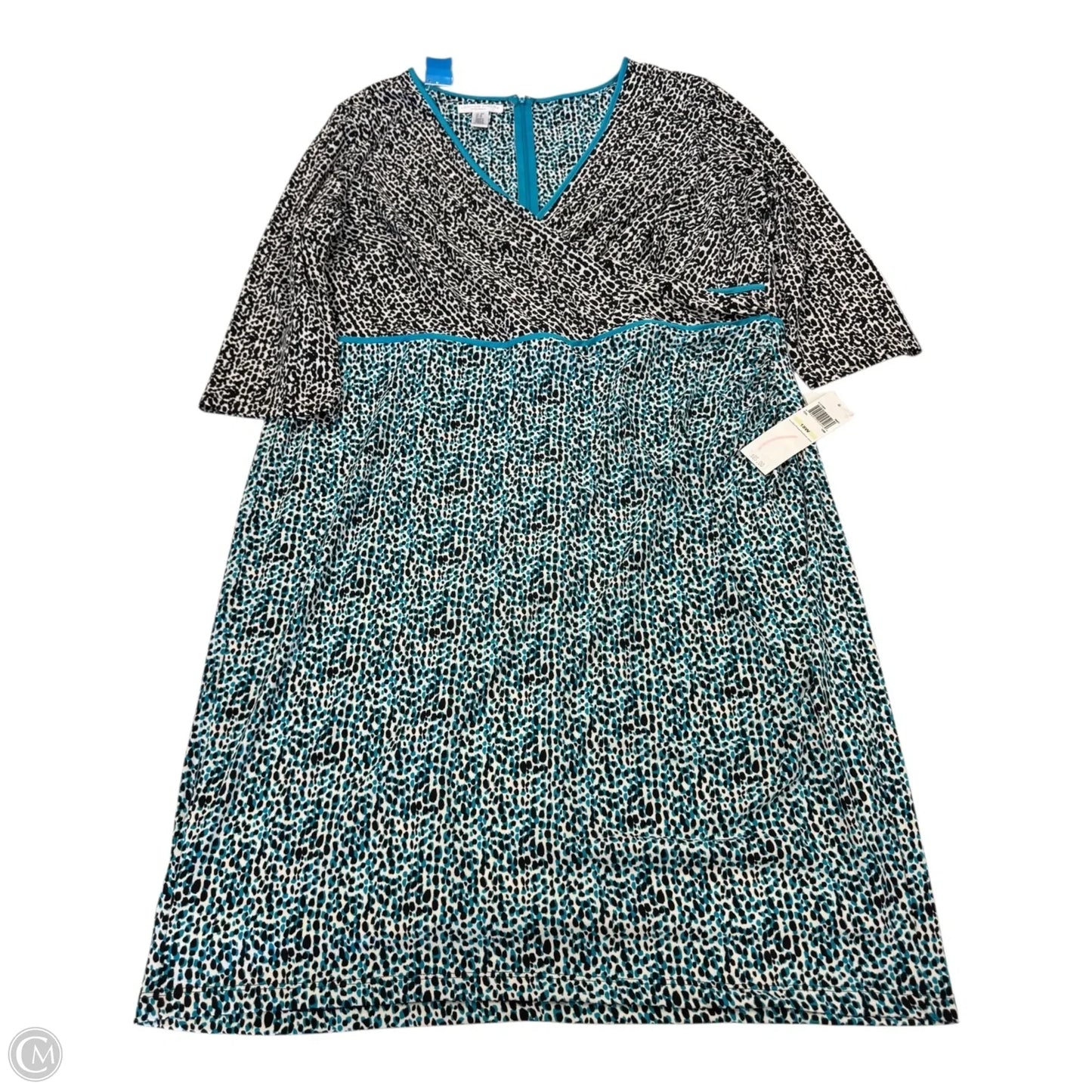 Dress Work By London Times In Black, Size: 18