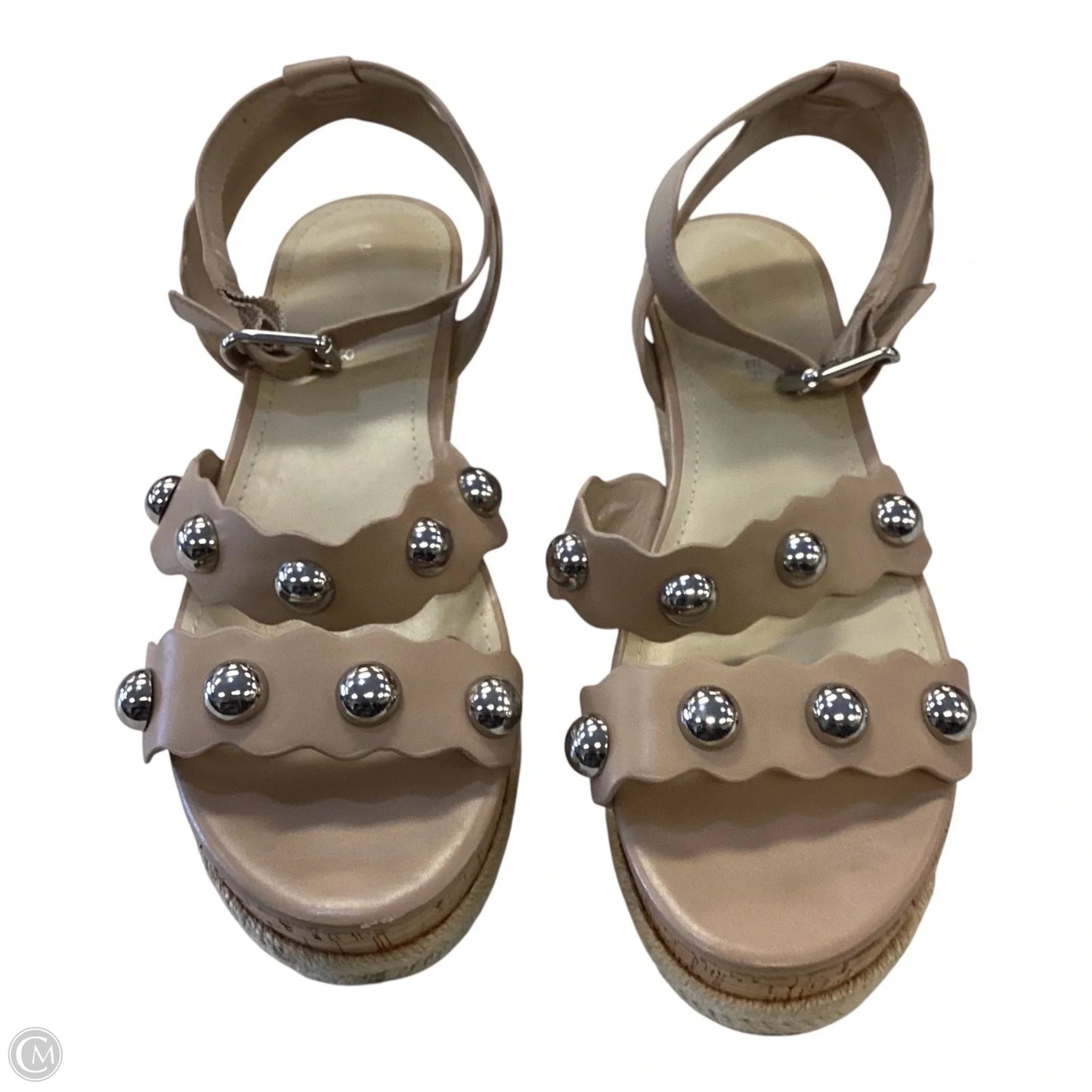 Shoes Heels Block By Marc Fisher In Tan, Size: 8.5