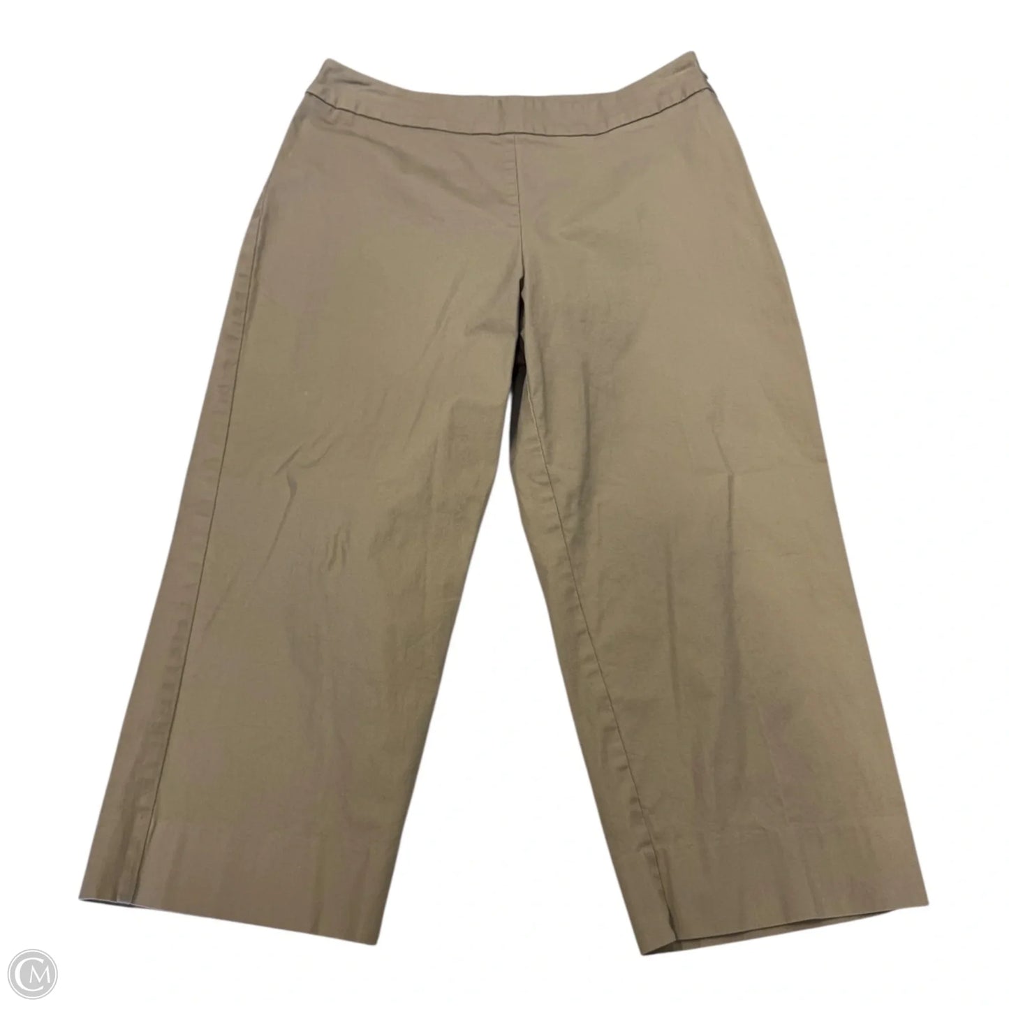 Capris By Briggs In Tan, Size: 8