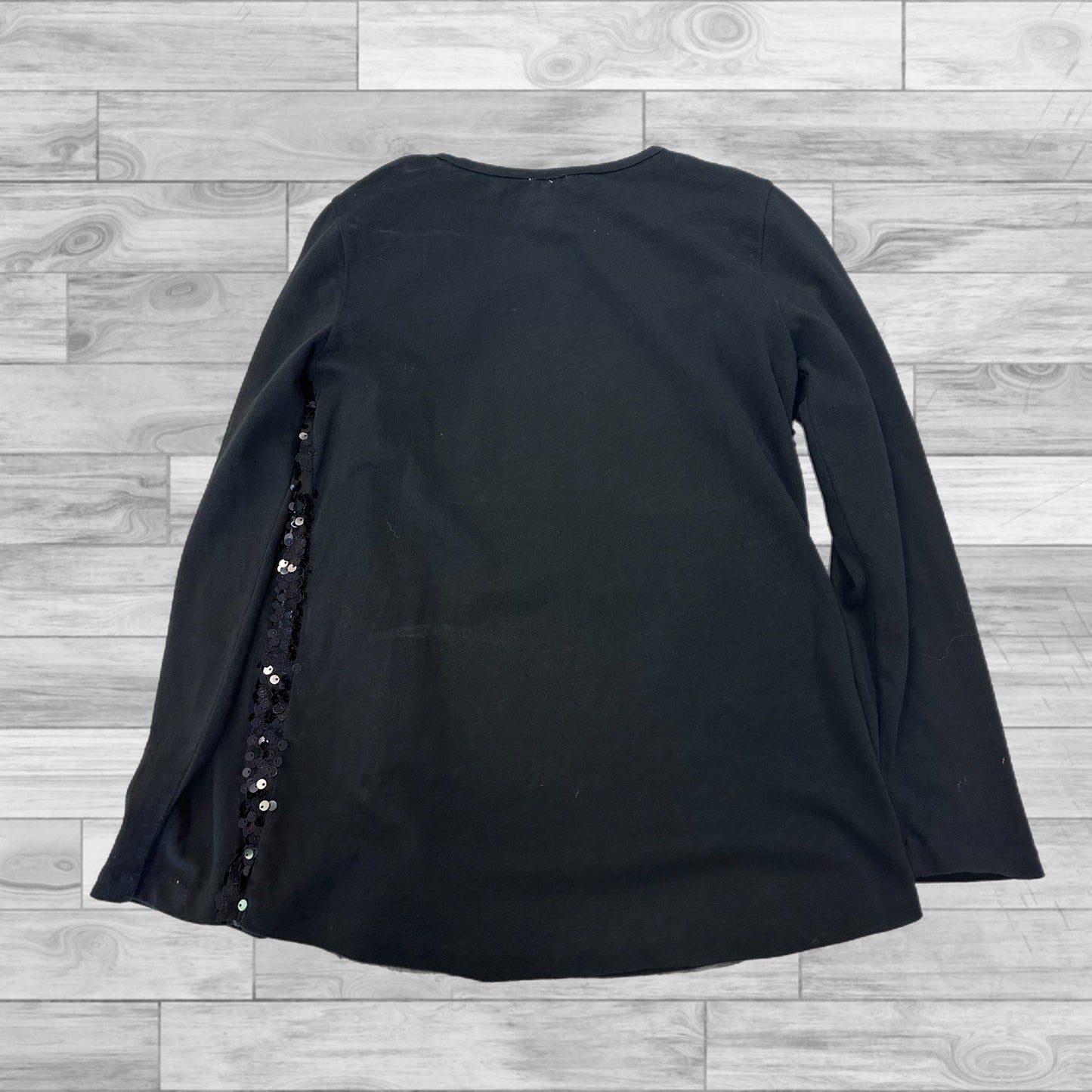 Top 3/4 Sleeve By J Crew In Black, Size: Xs