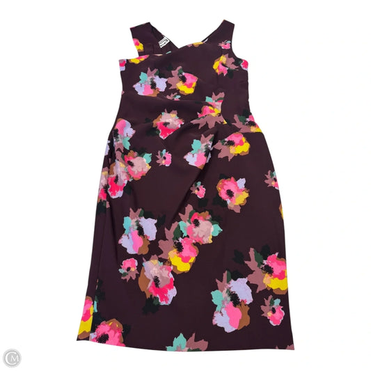 Dress Casual Midi By Laundry In Floral Print, Size: 14