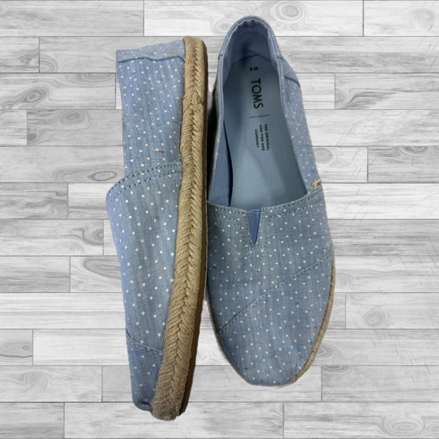 Shoes Flats By Toms In Blue, Size: 9