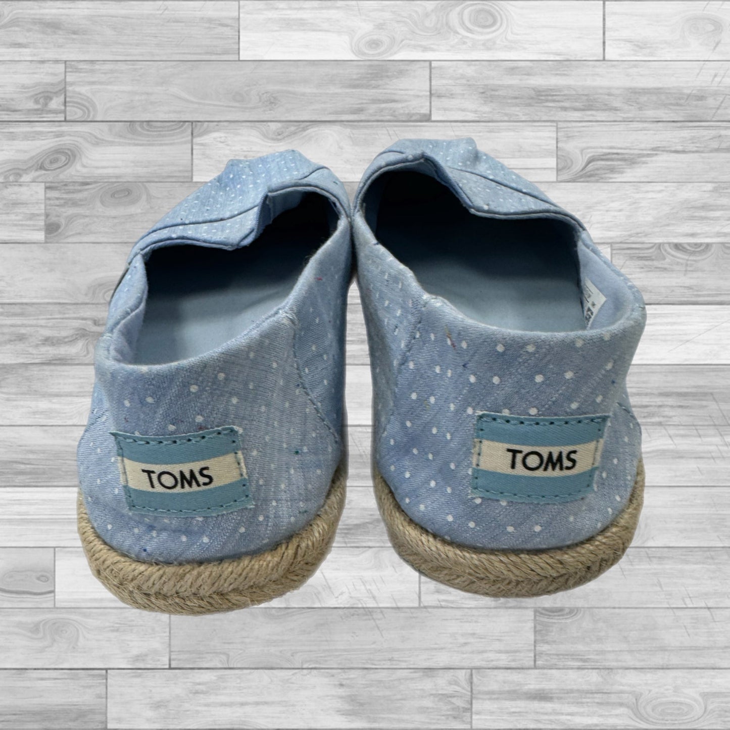 Shoes Flats By Toms In Blue, Size: 9