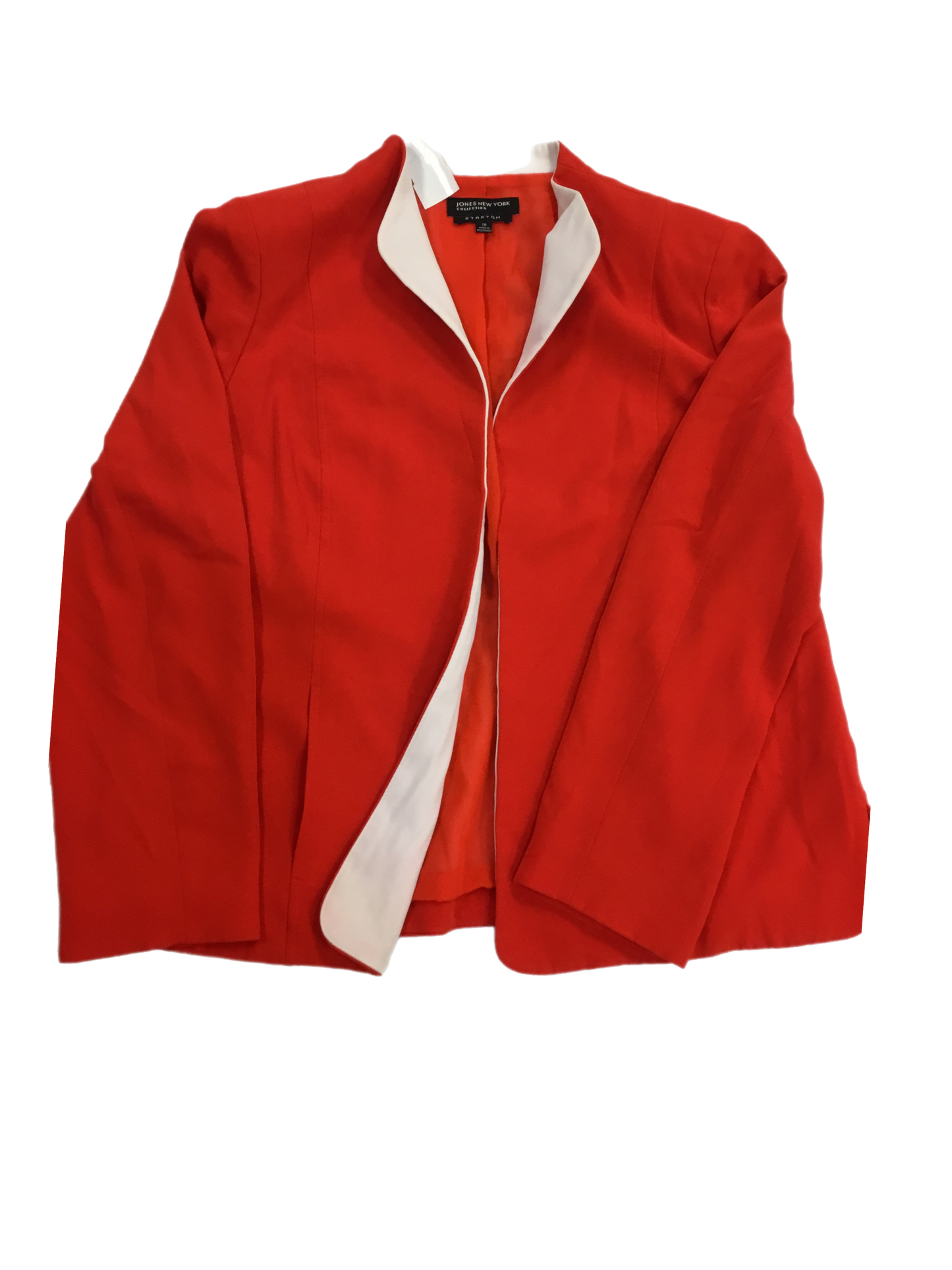 Blazer By Jones New York In Orange, Size: 16