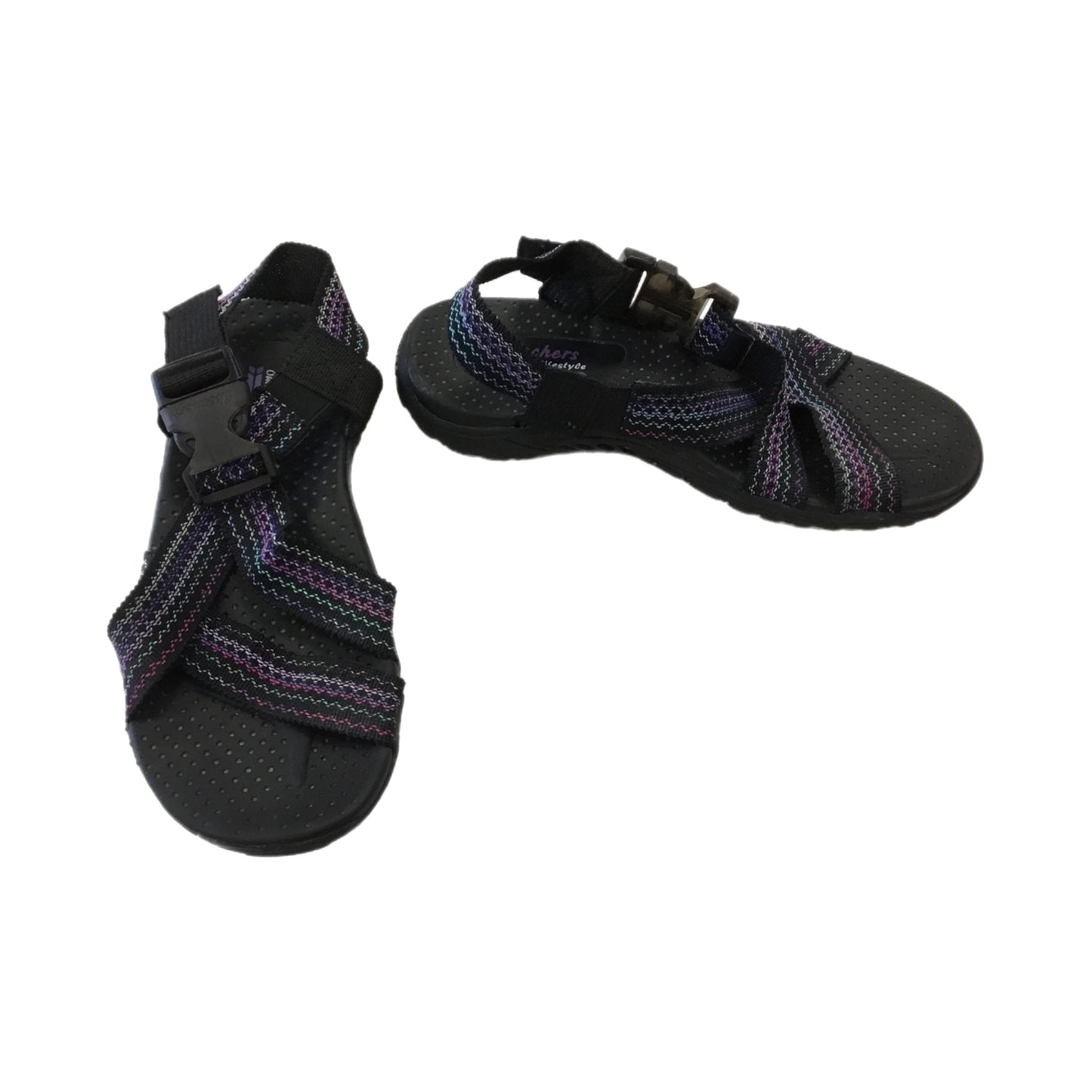 Sandals Sport By Skechers In Black, Size: 5