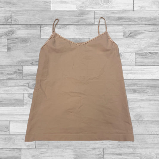 Top Cami By Clothes Mentor In Tan, Size: Xl