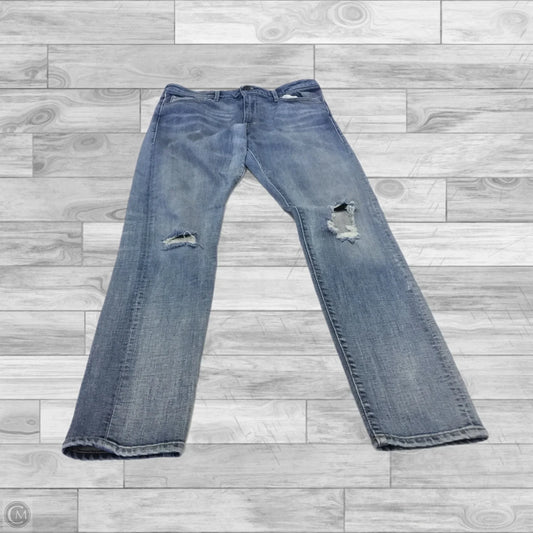Jeans Skinny By Levis In Blue Denim, Size: 8