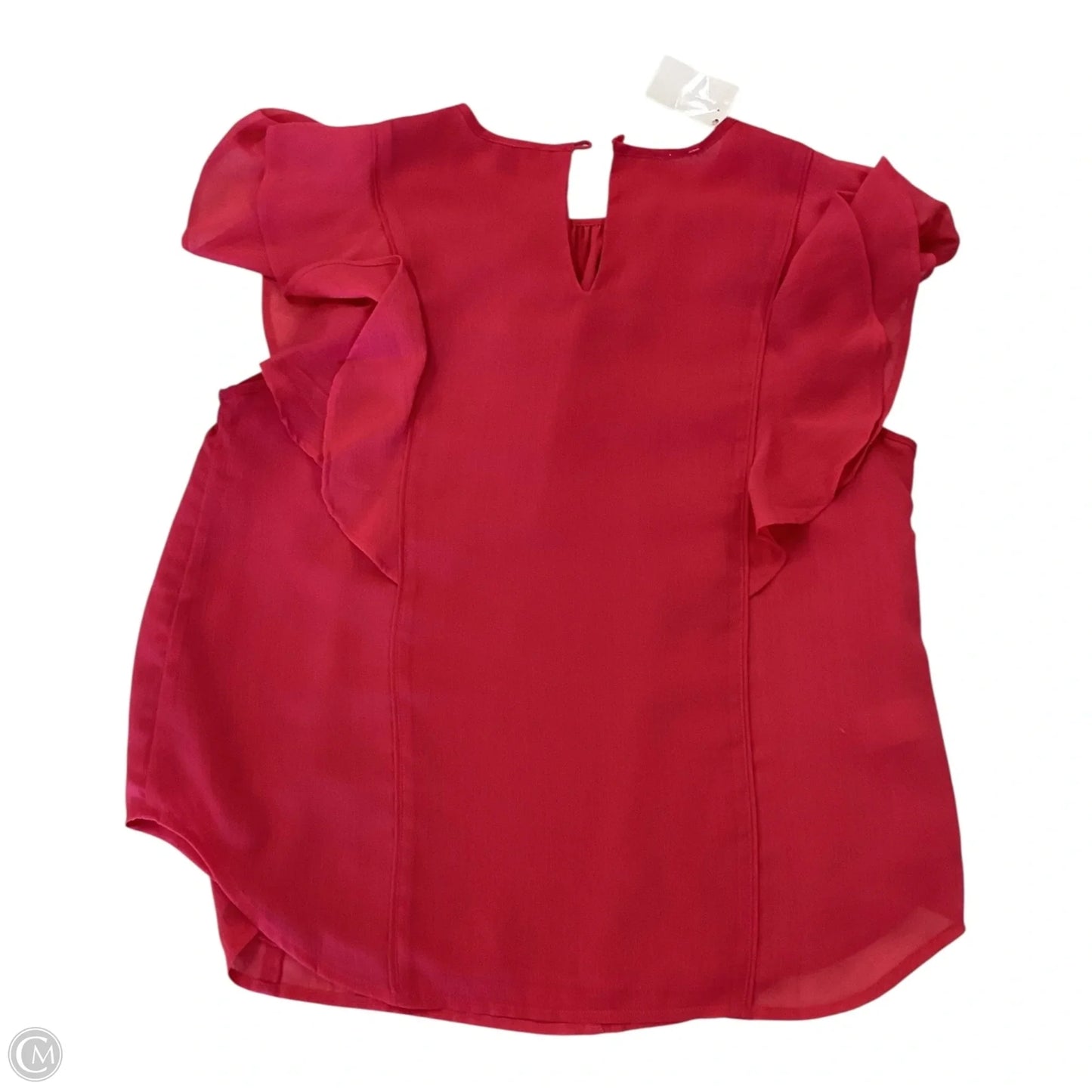 Top Short Sleeve By Ann Taylor In Pink, Size: S