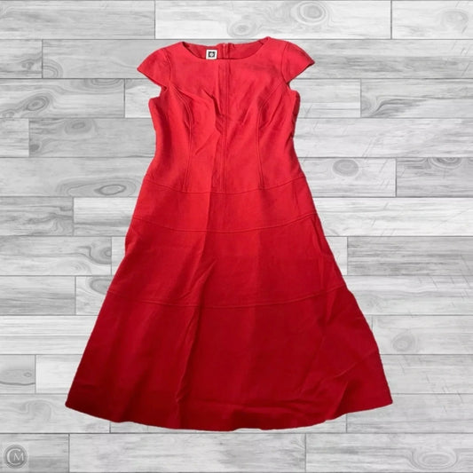 Dress Work By Anne Klein In Orange, Size: 6
