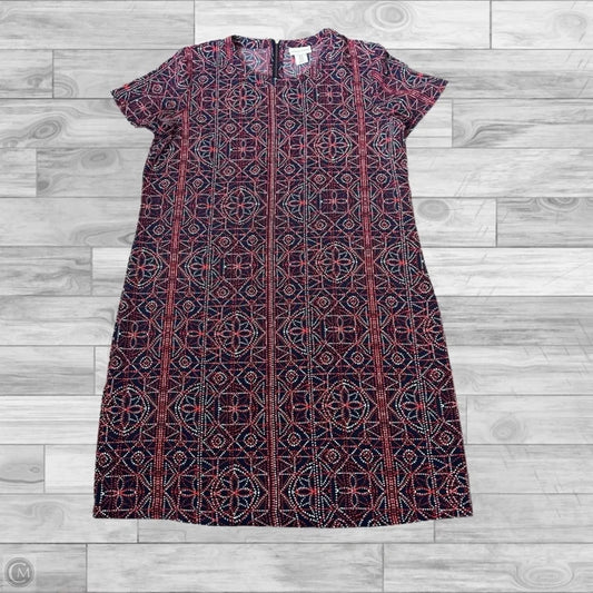 Dress Casual Short By Adrienne Vittadini In Multi-colored, Size: 10