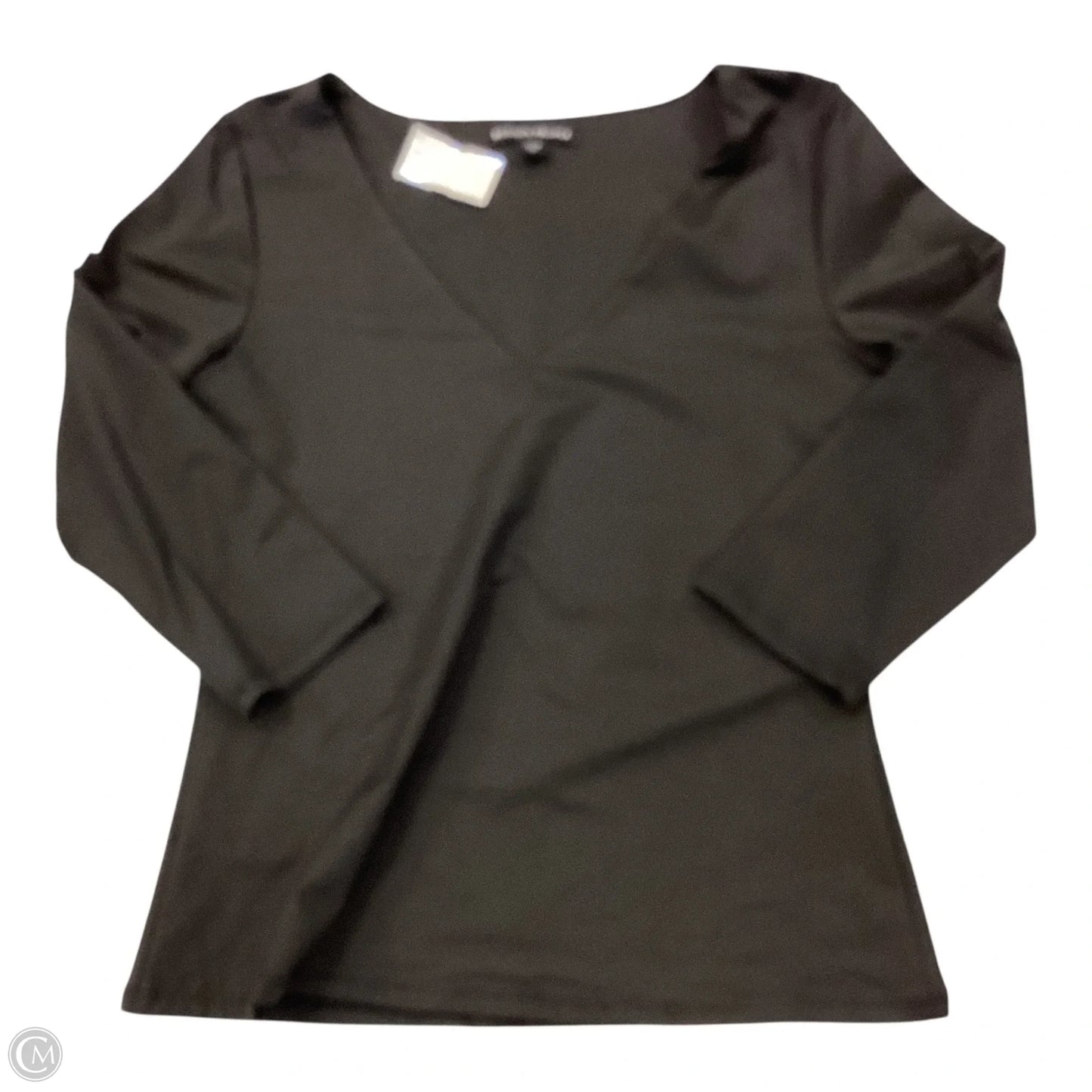 Top 3/4 Sleeve By Boston Proper In Black, Size: M