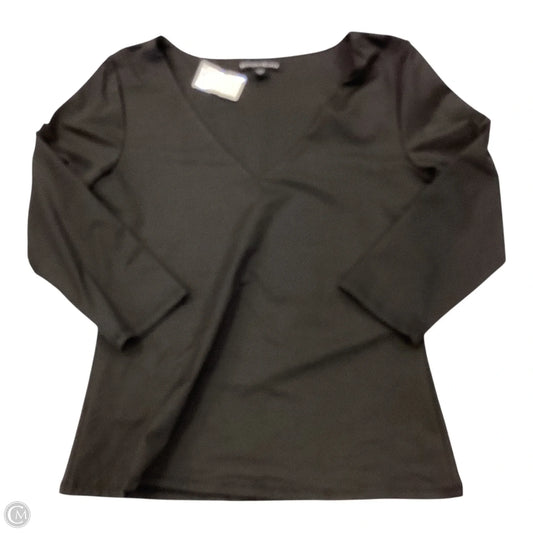 Top 3/4 Sleeve By Boston Proper In Black, Size: M