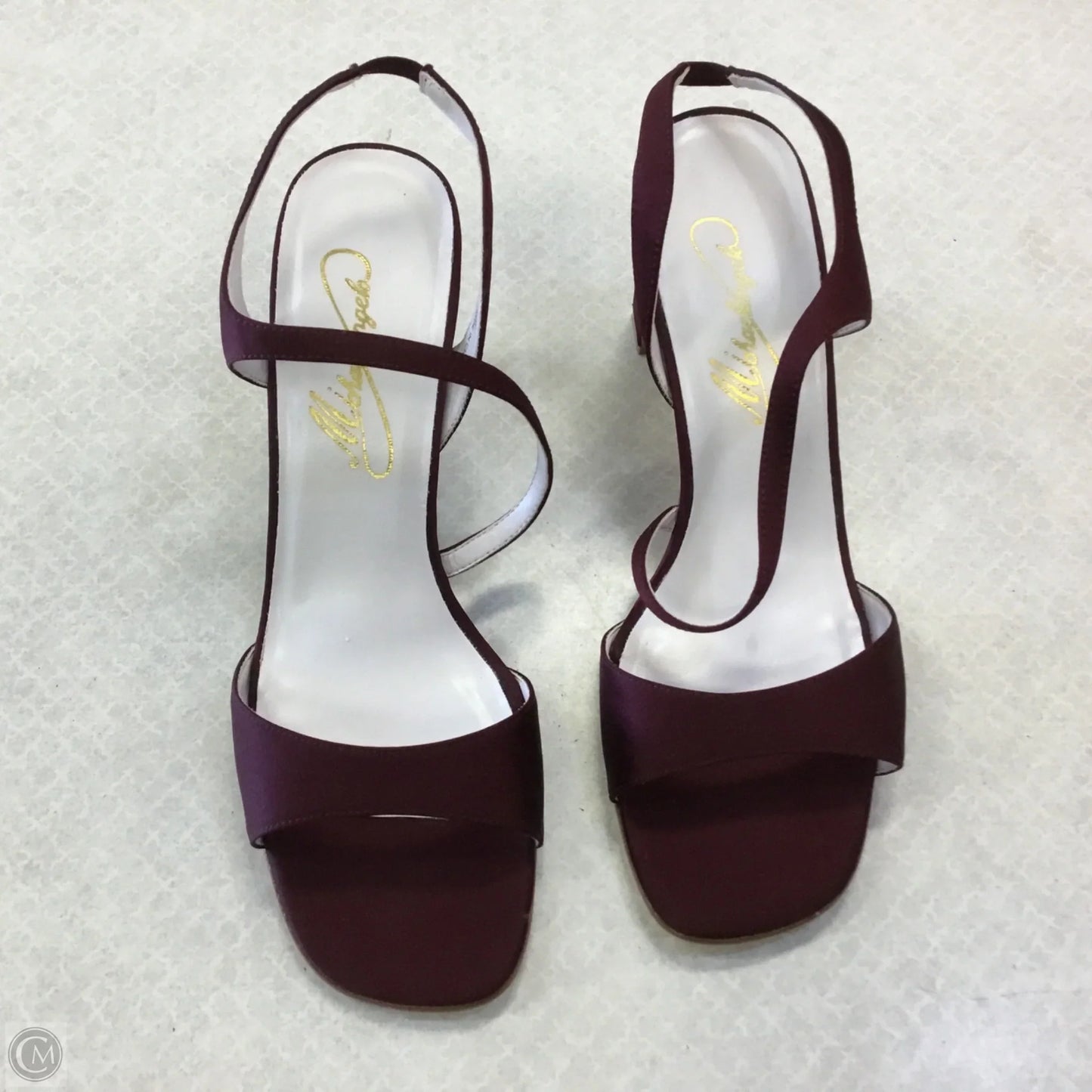 Shoes Heels Block By Clothes Mentor In Red, Size: 9.5