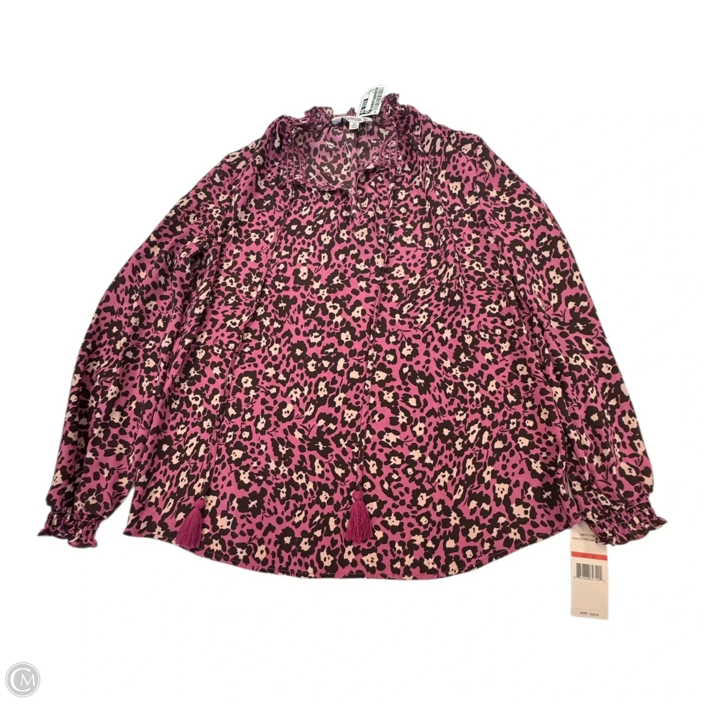 Top Long Sleeve By Nanette By Nanette Lepore In Multi-colored, Size: Xs