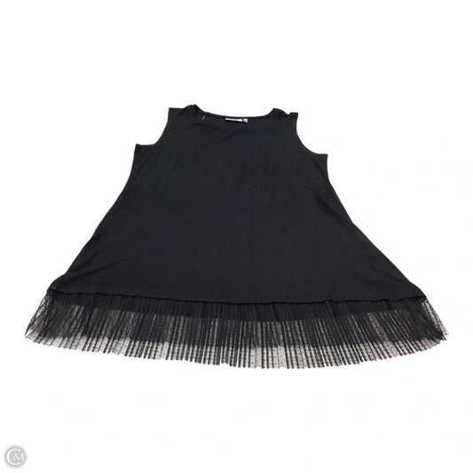 Top Sleeveless By Logo In Black, Size: M