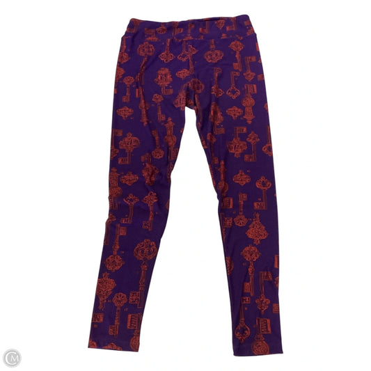 Pants Leggings By Lularoe In Purple, Size: L