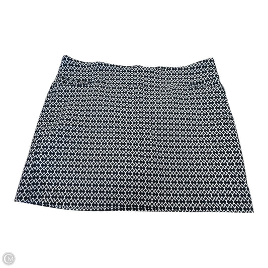 Skort By Attyre In Blue & White, Size: 20
