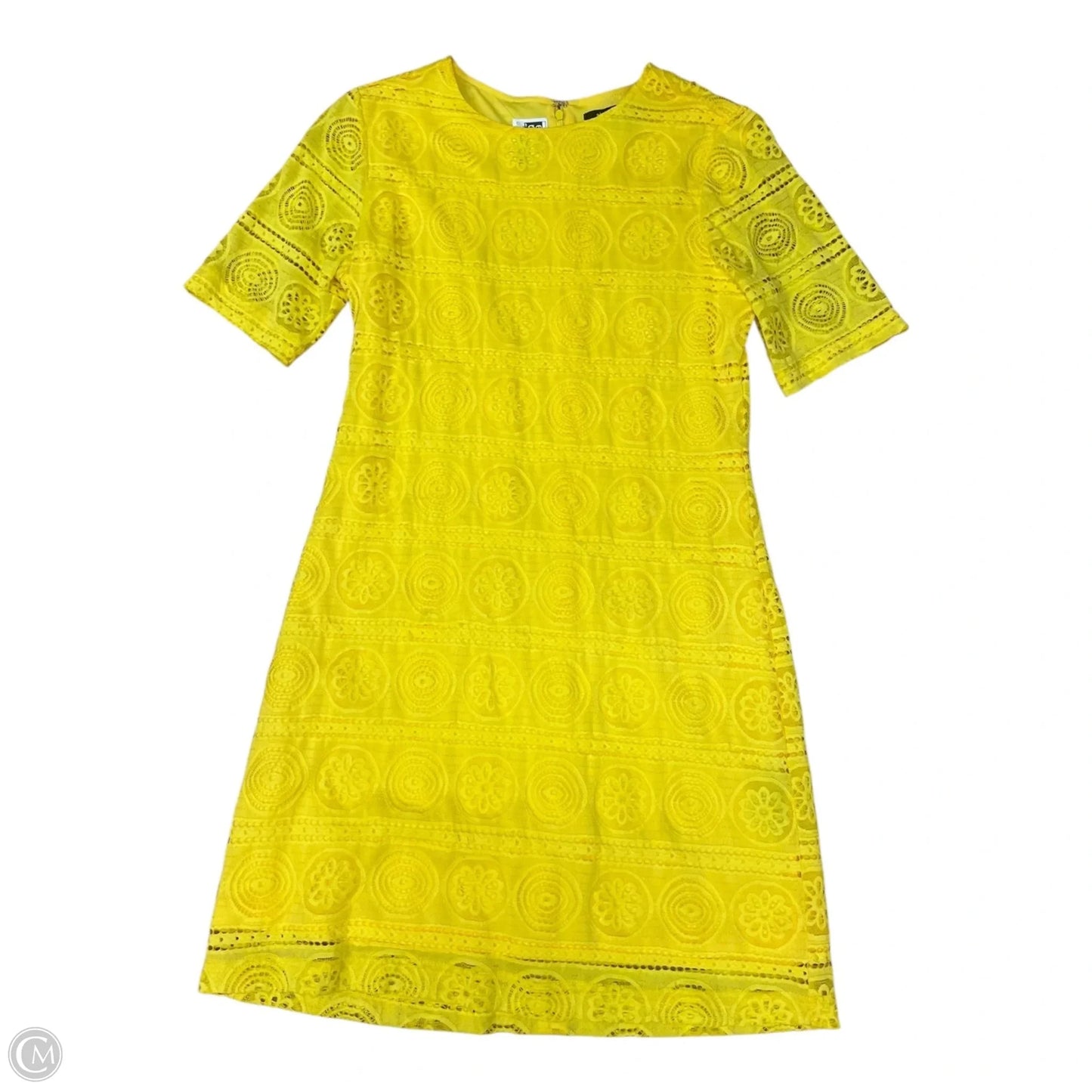 Dress Casual Short By Sharagano In Yellow, Size: 8p