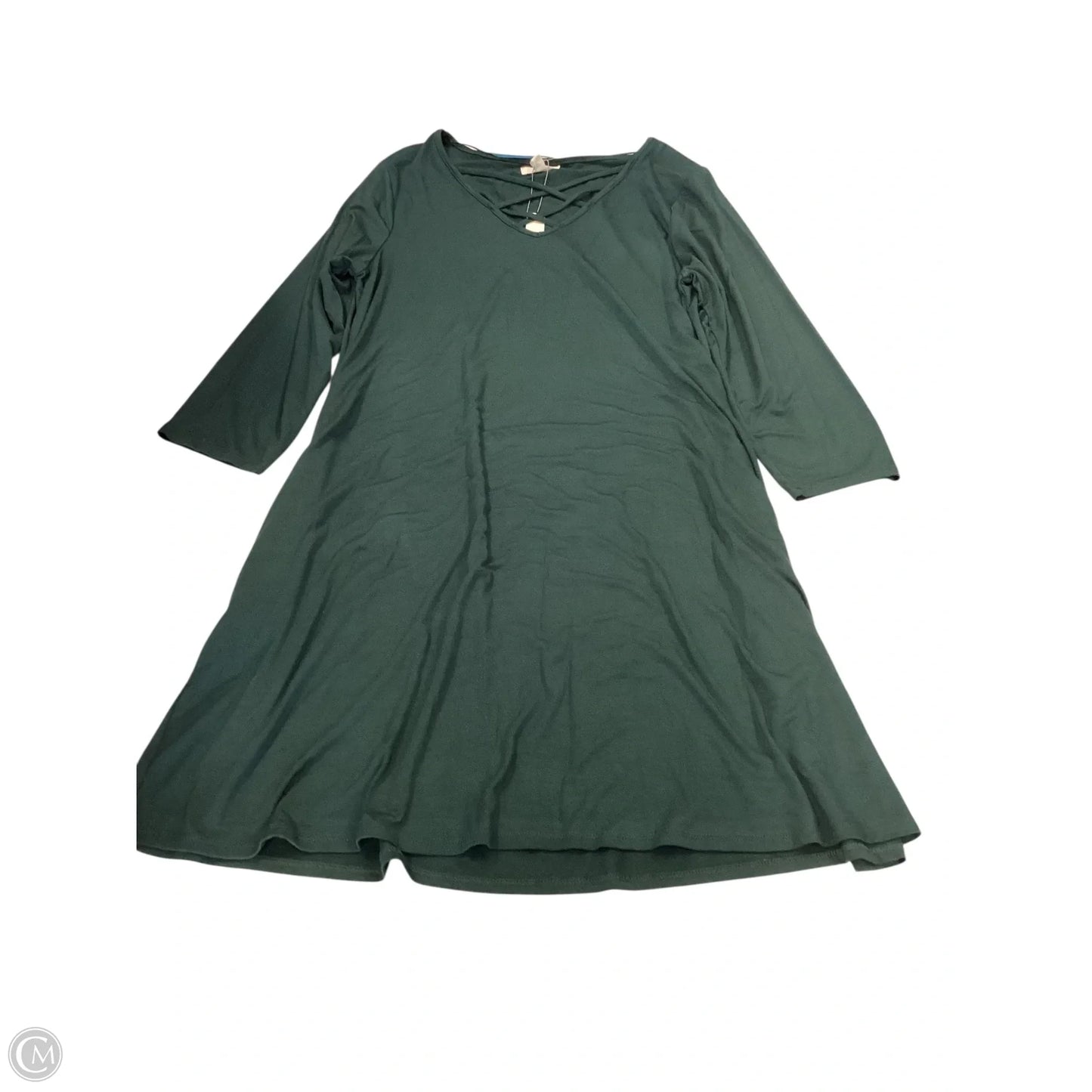 Dress Casual Short By Cupio In Green, Size: Xl