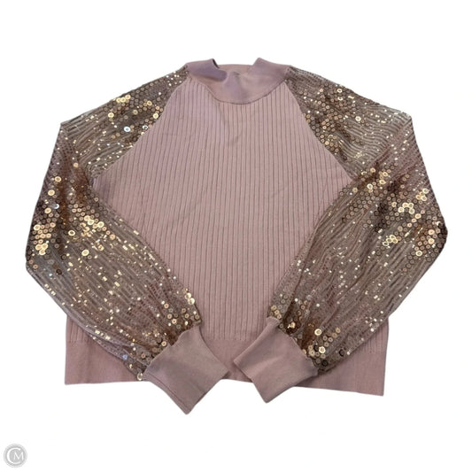 Top Long Sleeve By Joseph A. In Pink, Size: L