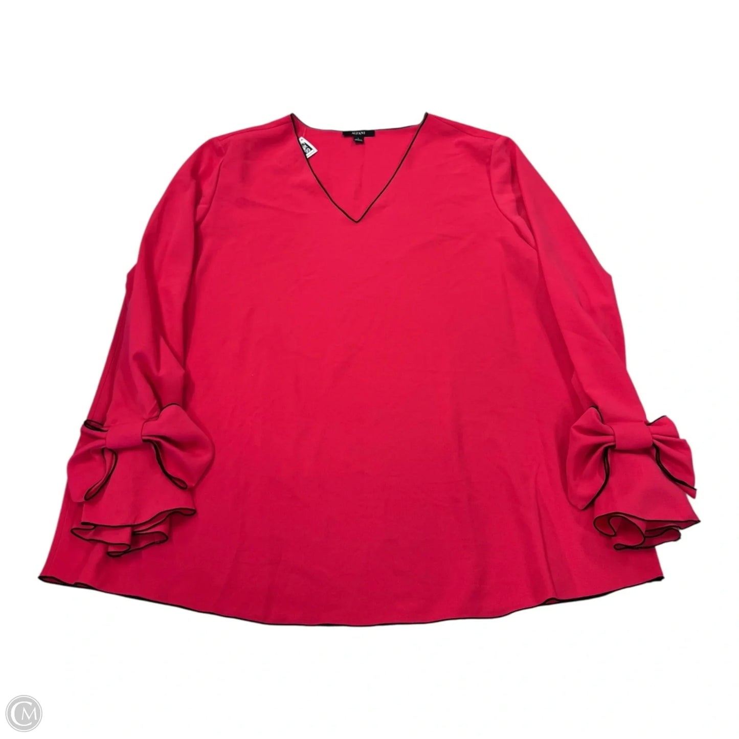 Top Long Sleeve By Alfani In Pink, Size: L