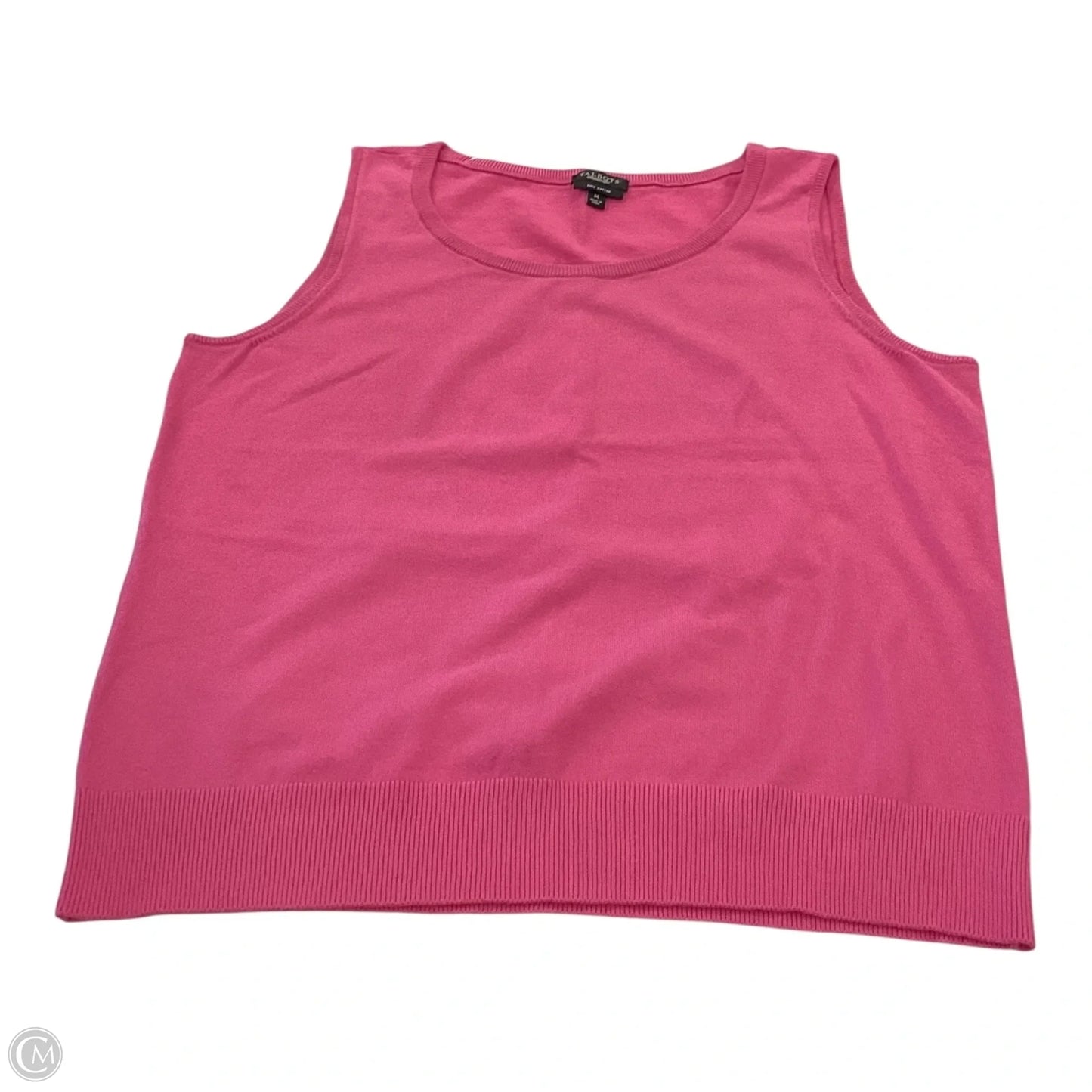Top Sleeveless By Talbots In Pink, Size: M