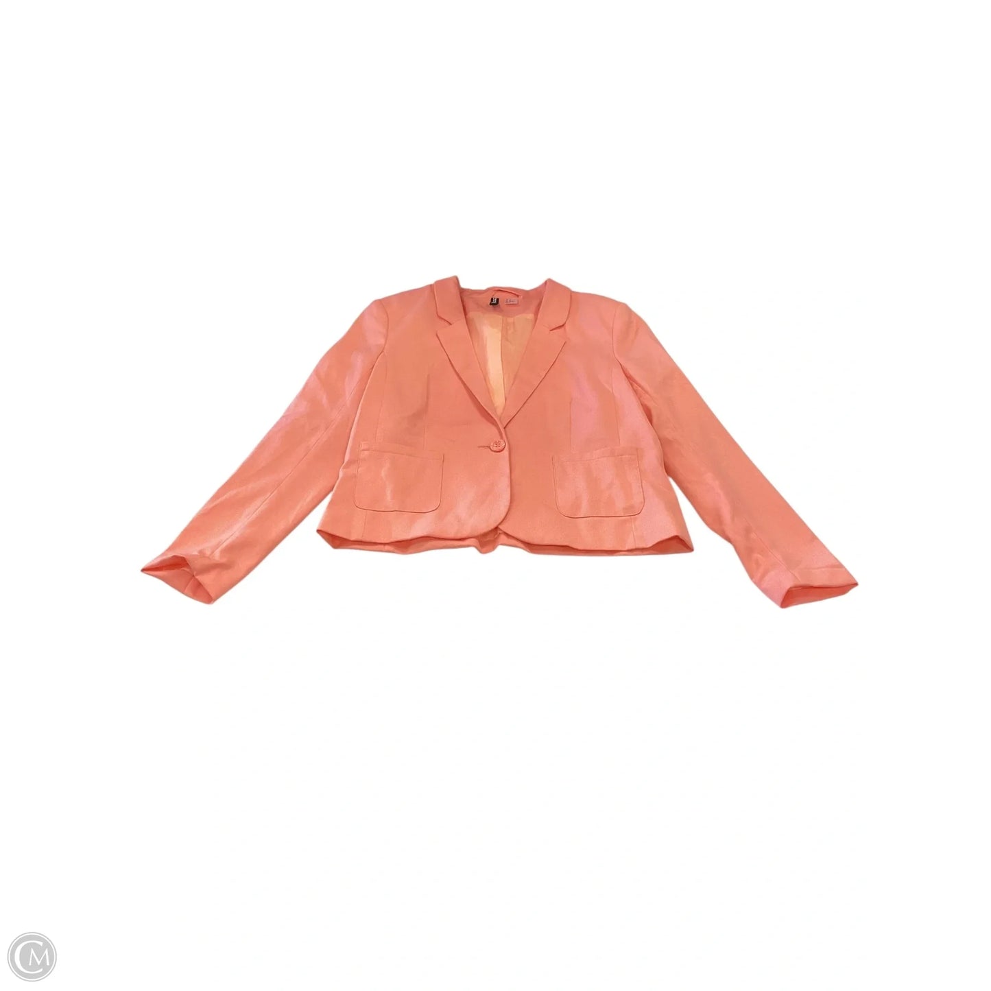 Blazer By Divided In Orange, Size: 12