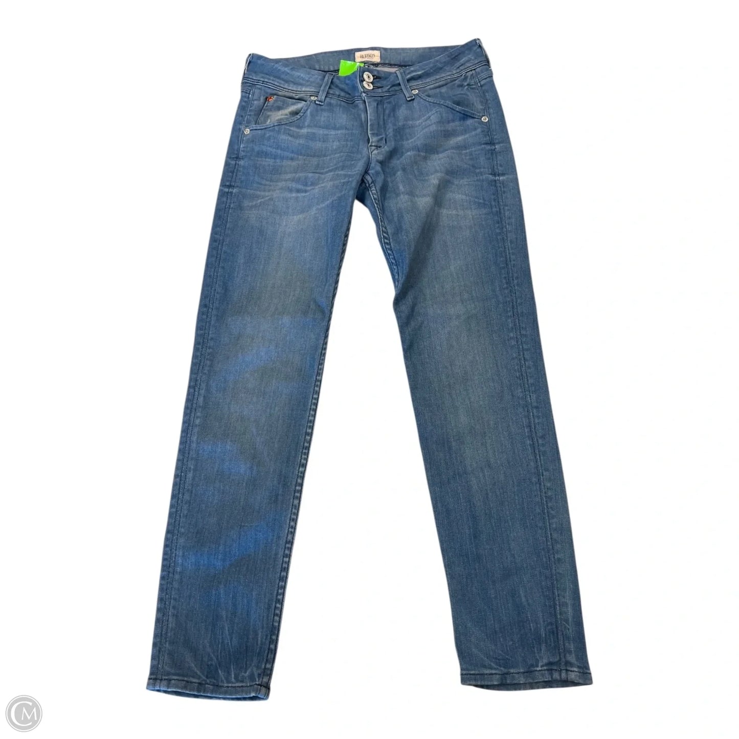 Jeans Skinny By Hudson In Blue Denim, Size: 6
