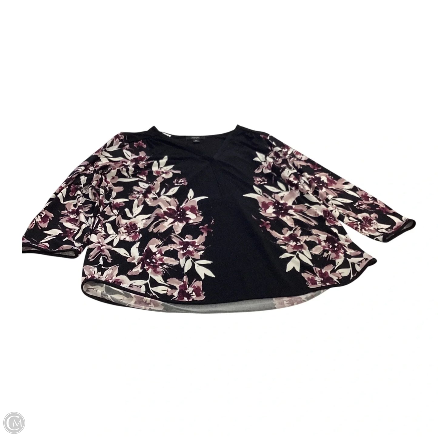 Top 3/4 Sleeve By Alfani In Multi-colored, Size: Mp