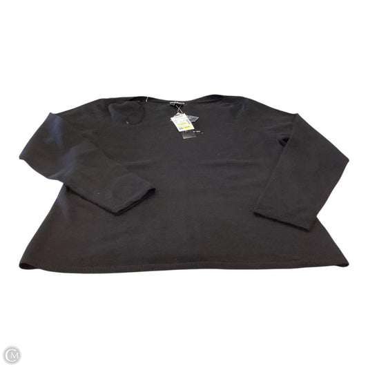 Sweater By Peck And Peck In Black, Size: Xl