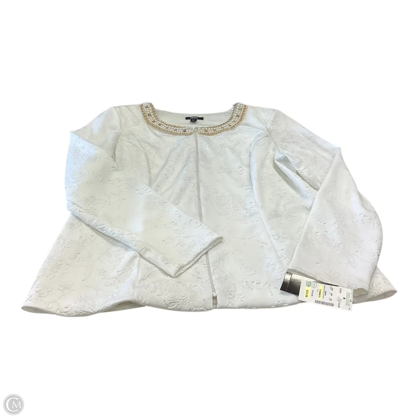 Jacket Other By Msk In White, Size: Xl