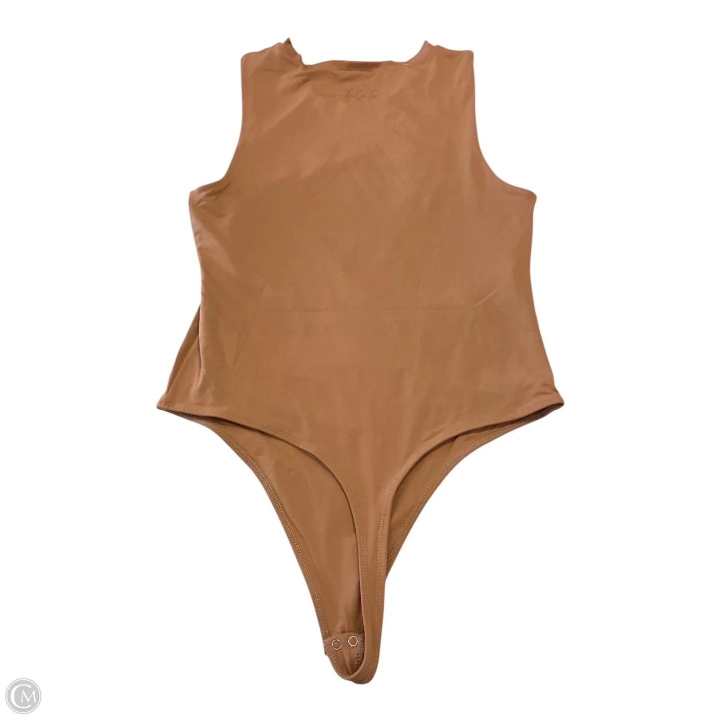 Bodysuit By Clothes Mentor In Tan, Size: S