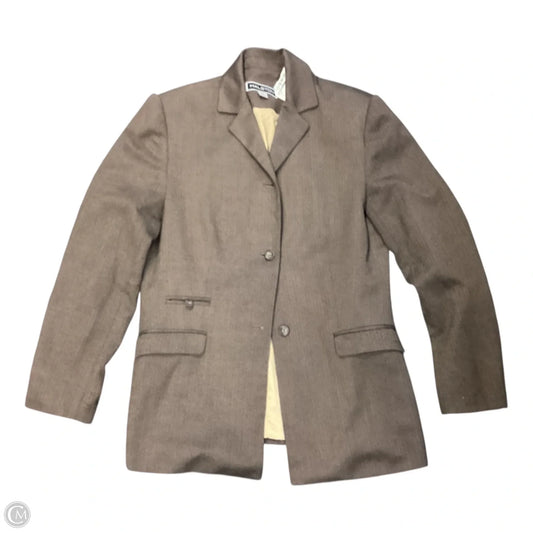 Jacket Designer By Halston In Brown, Size: 10