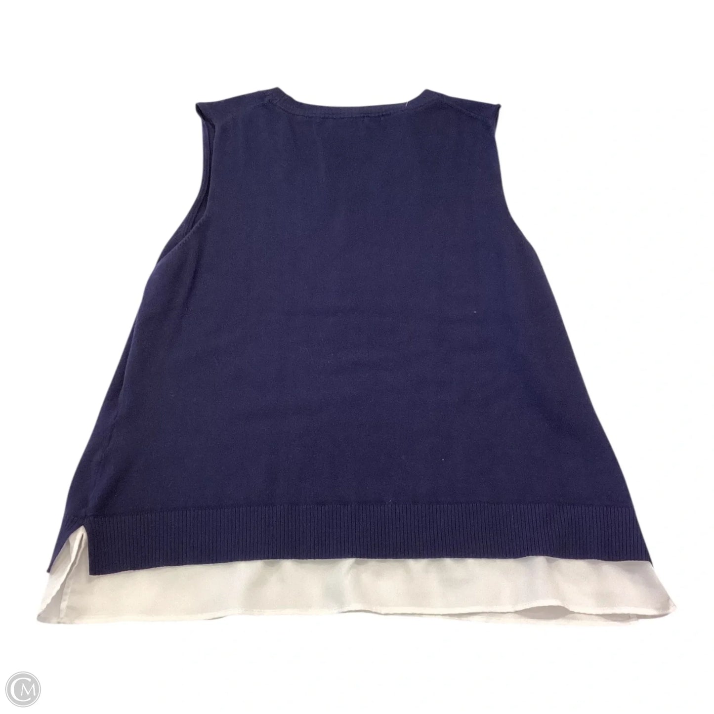 Top Sleeveless By Tommy Hilfiger In Navy, Size: Xl