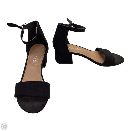 Shoes Heels Block By Rampage In Black, Size: 7.5