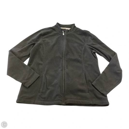 Jacket Fleece By Athletic Works In Black, Size: Xl