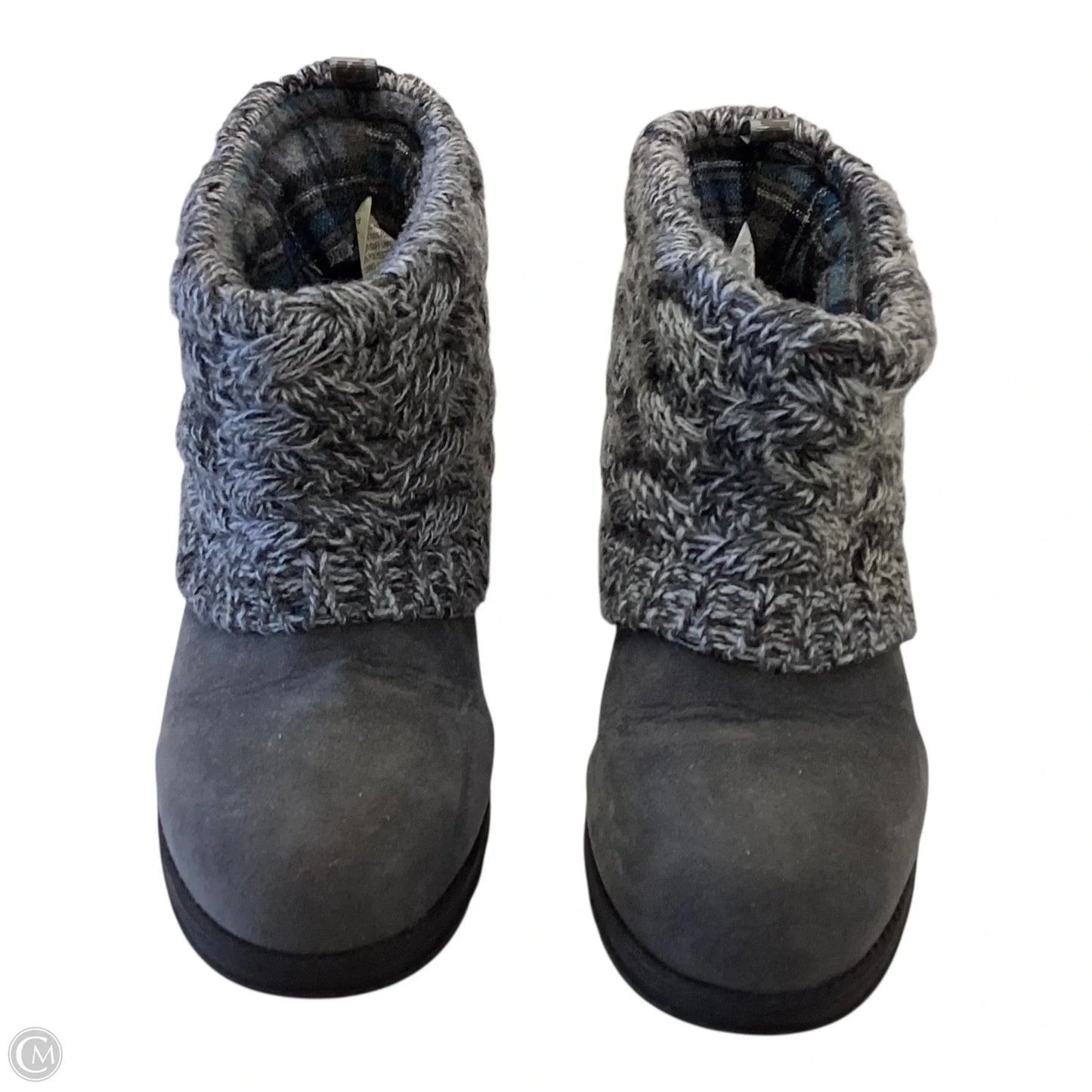 Boots Ankle Flats By Muk Luks In Grey, Size: 6