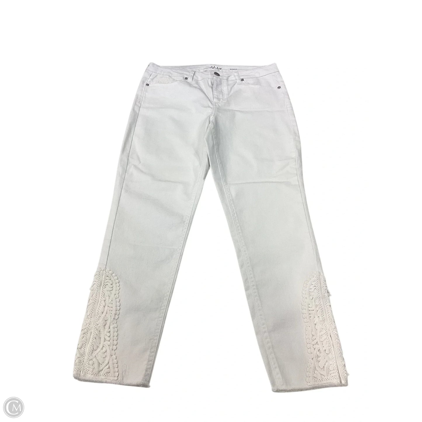 Pants Other By Style And Company In White, Size: 10