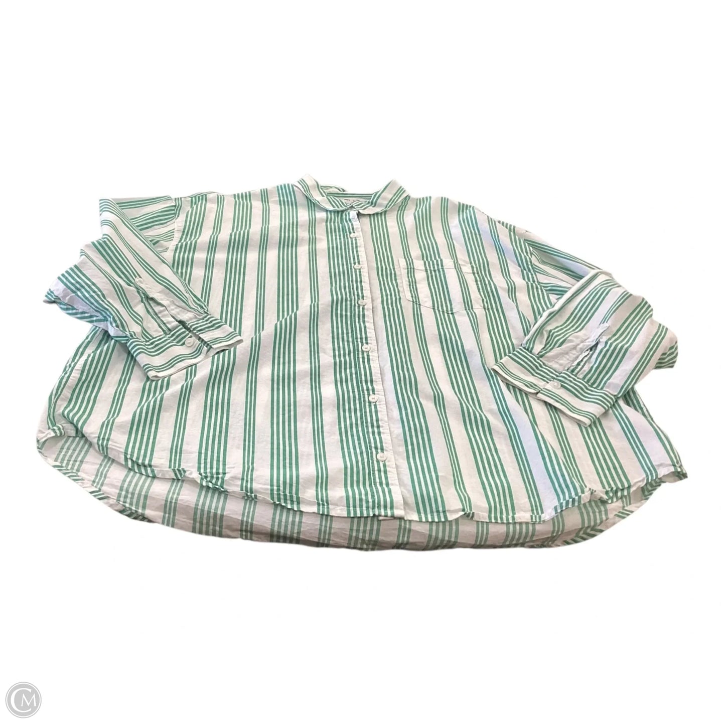 Top Long Sleeve By Old Navy In Striped Pattern, Size: L