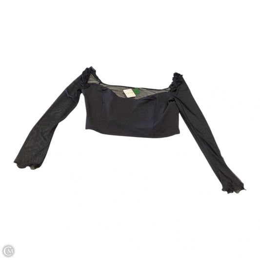 Top Long Sleeve By Free People In Black, Size: Xl