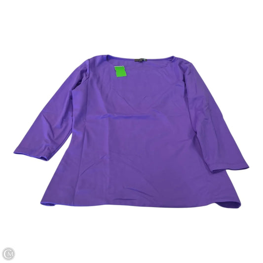 Top 3/4 Sleeve By Clothes Mentor In Purple, Size: M