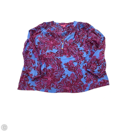 Top Long Sleeve Designer By Lilly Pulitzer In Multi-colored, Size: Xl