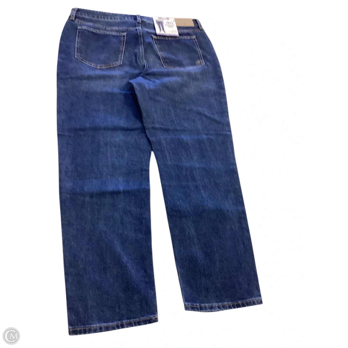 Jeans Straight By Seven 7 In Blue Denim, Size: 16