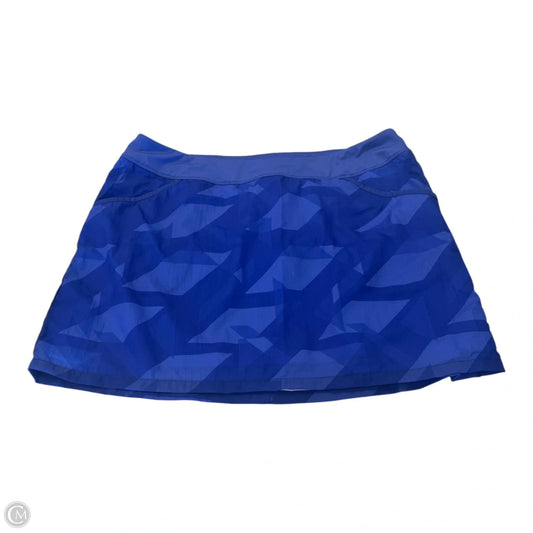 Athletic Skort By Nike In Blue, Size: L