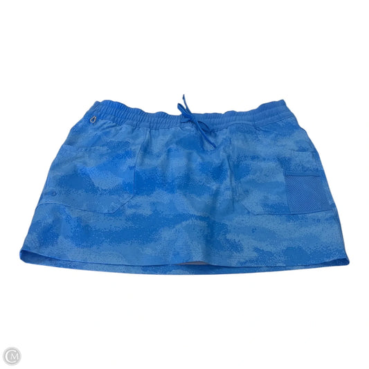 Athletic Skort By Columbia In Blue, Size: L