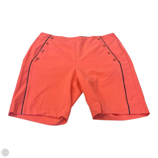 Shorts By Greg Norman In Coral, Size: 12