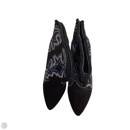 Boots Ankle Heels By Steve Madden In Black, Size: 8