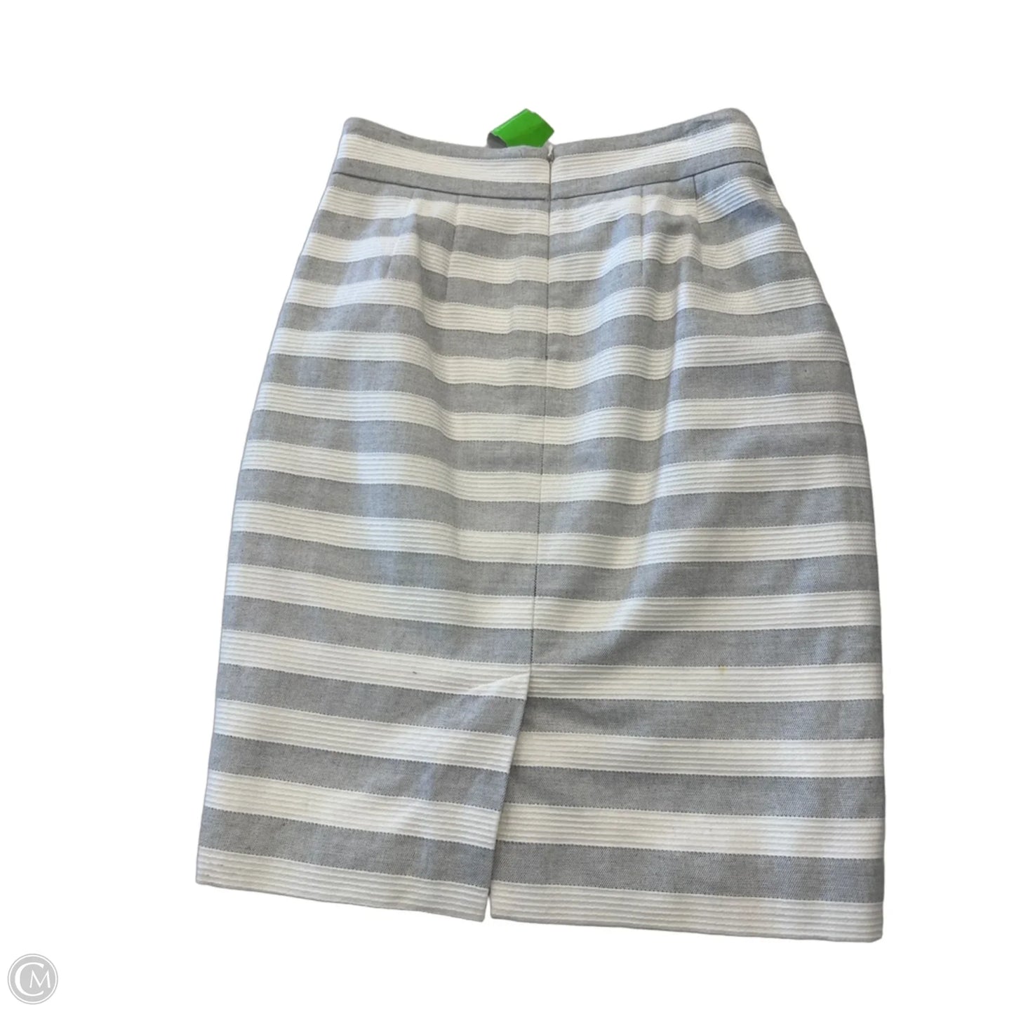 Skirt Mini & Short By Loft In Striped Pattern, Size: 2