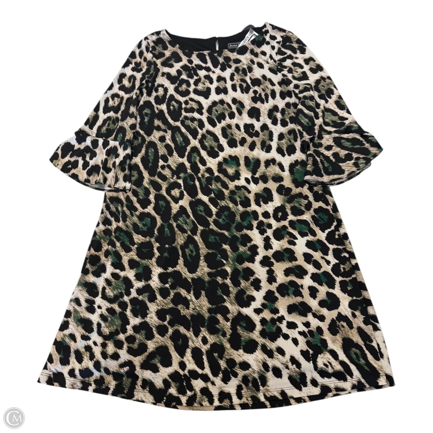 Dress Casual Short By Jessica Howard In Animal Print, Size: 12
