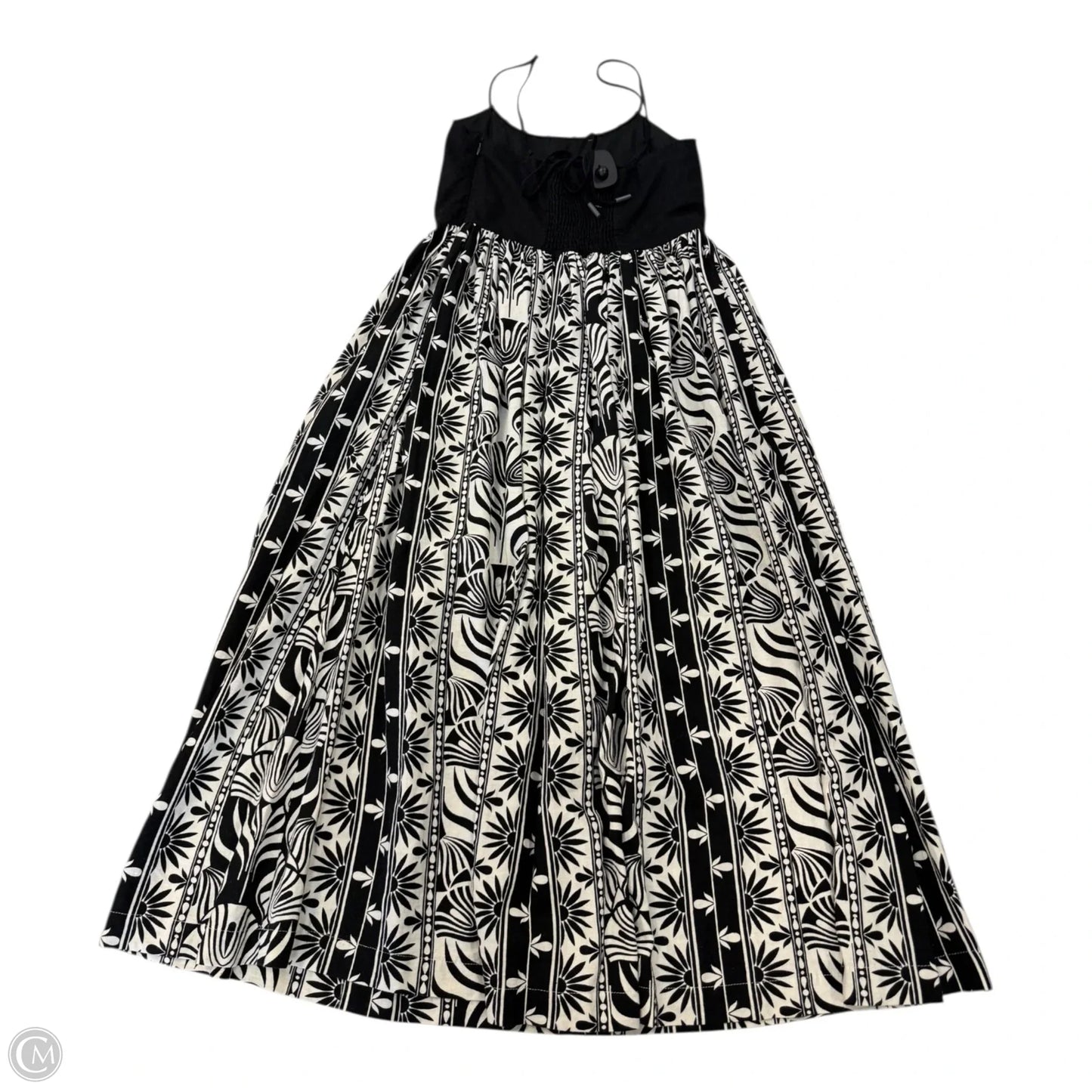 Dress Casual Maxi By Nicole Miller In Black & White, Size: 4